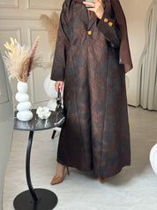 C 0622 Brown Abaya