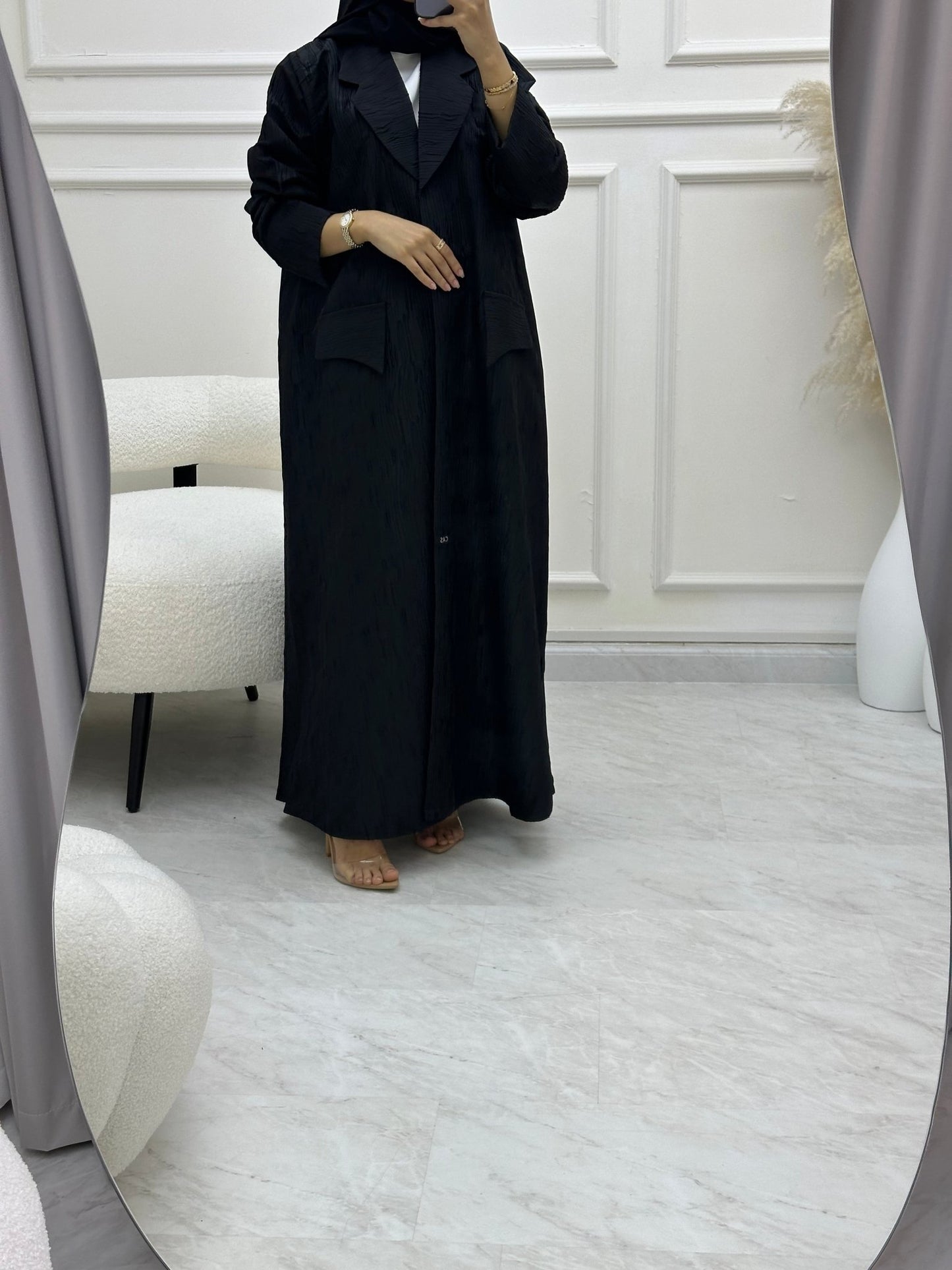 C 0625 Black Abaya