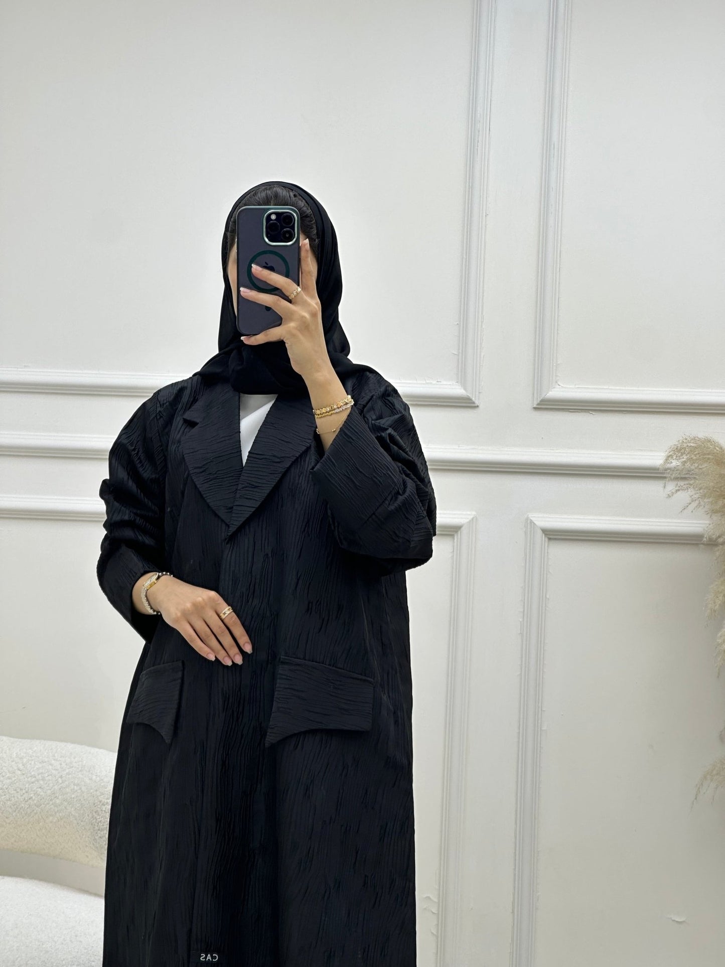 C 0625 Black Abaya