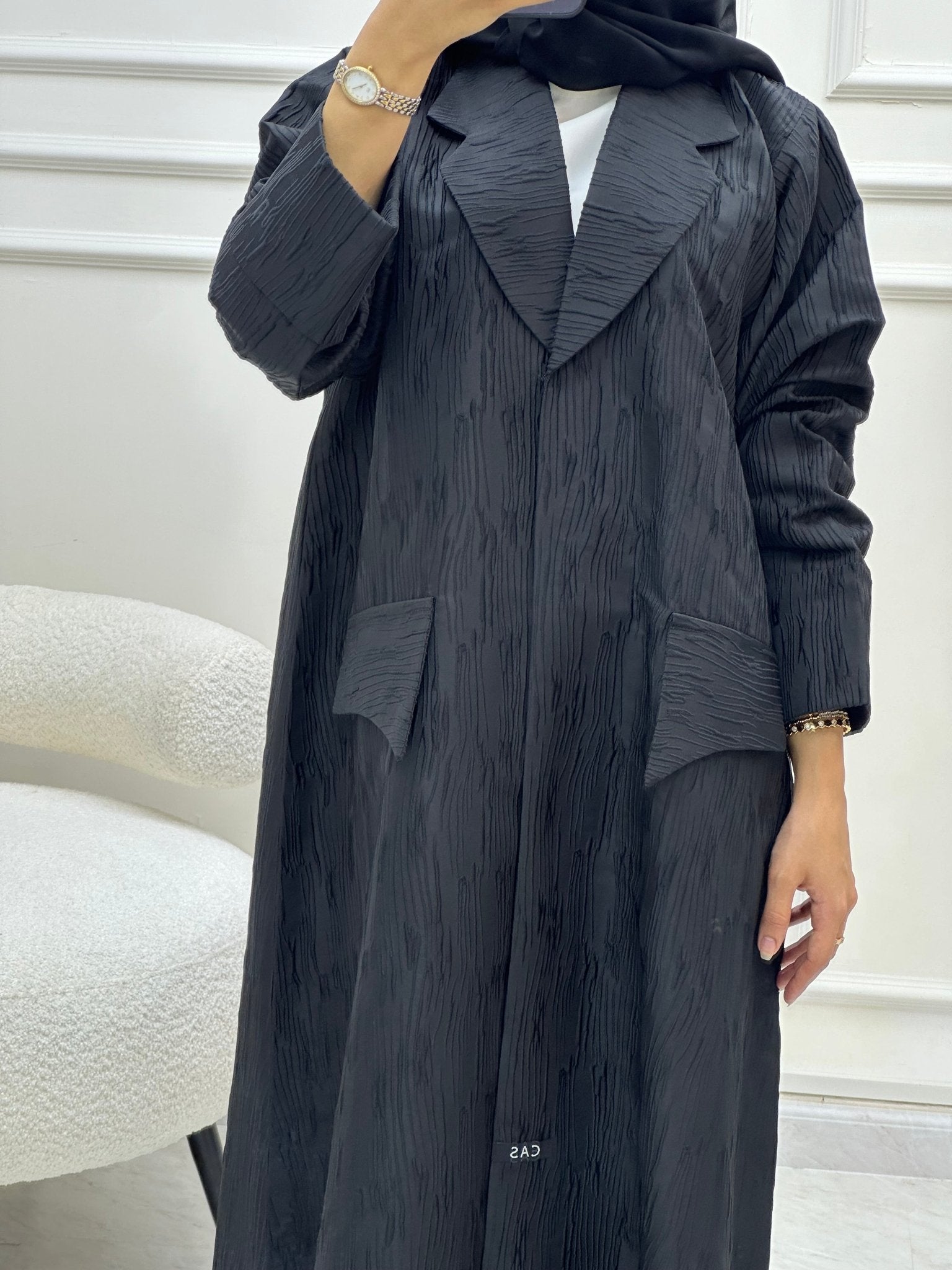 C 0625 Black Abaya