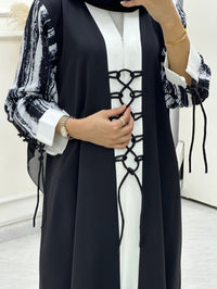 C 0638 Black Abaya - XS / 49