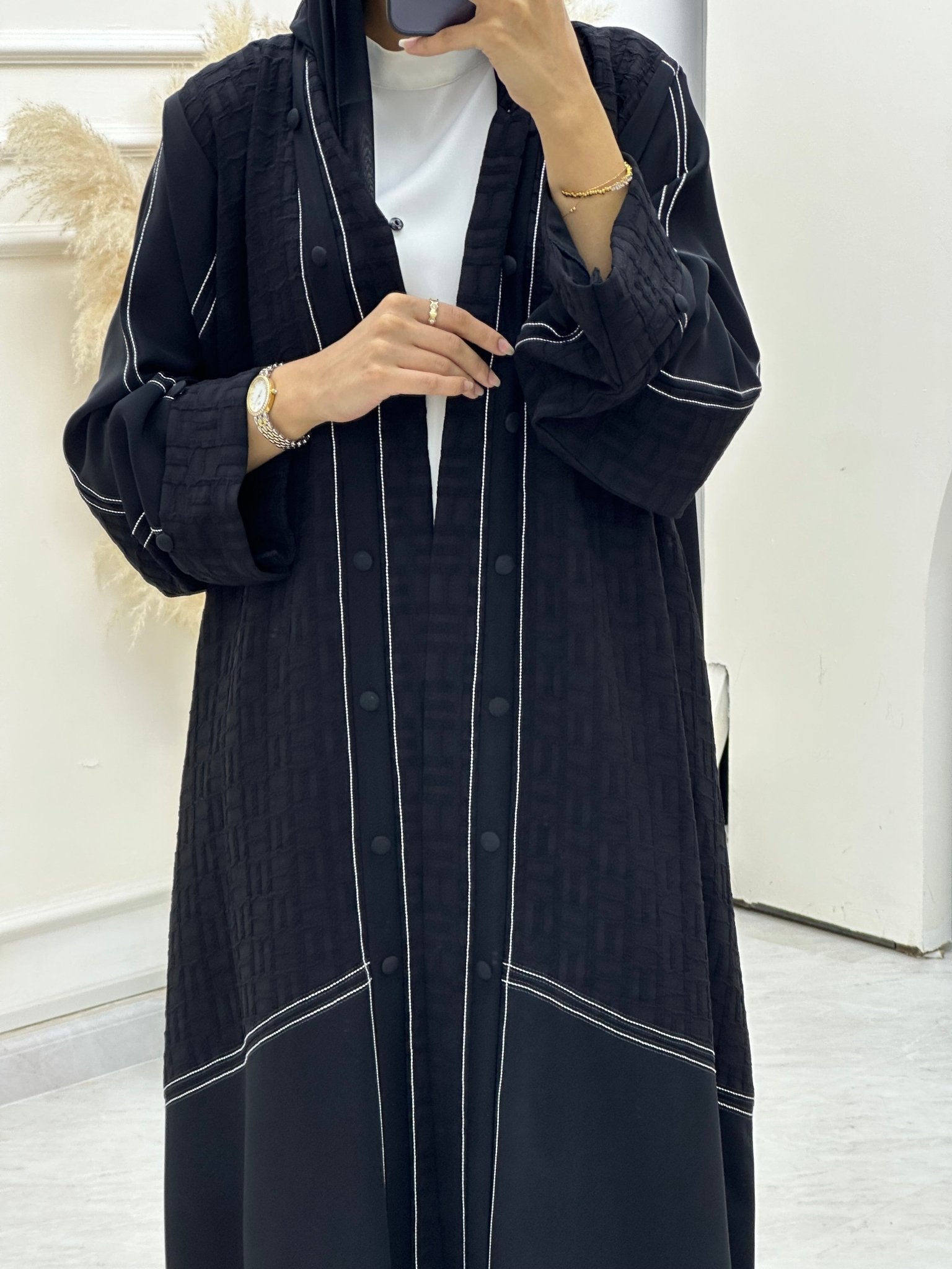 C 0639 Black Abaya