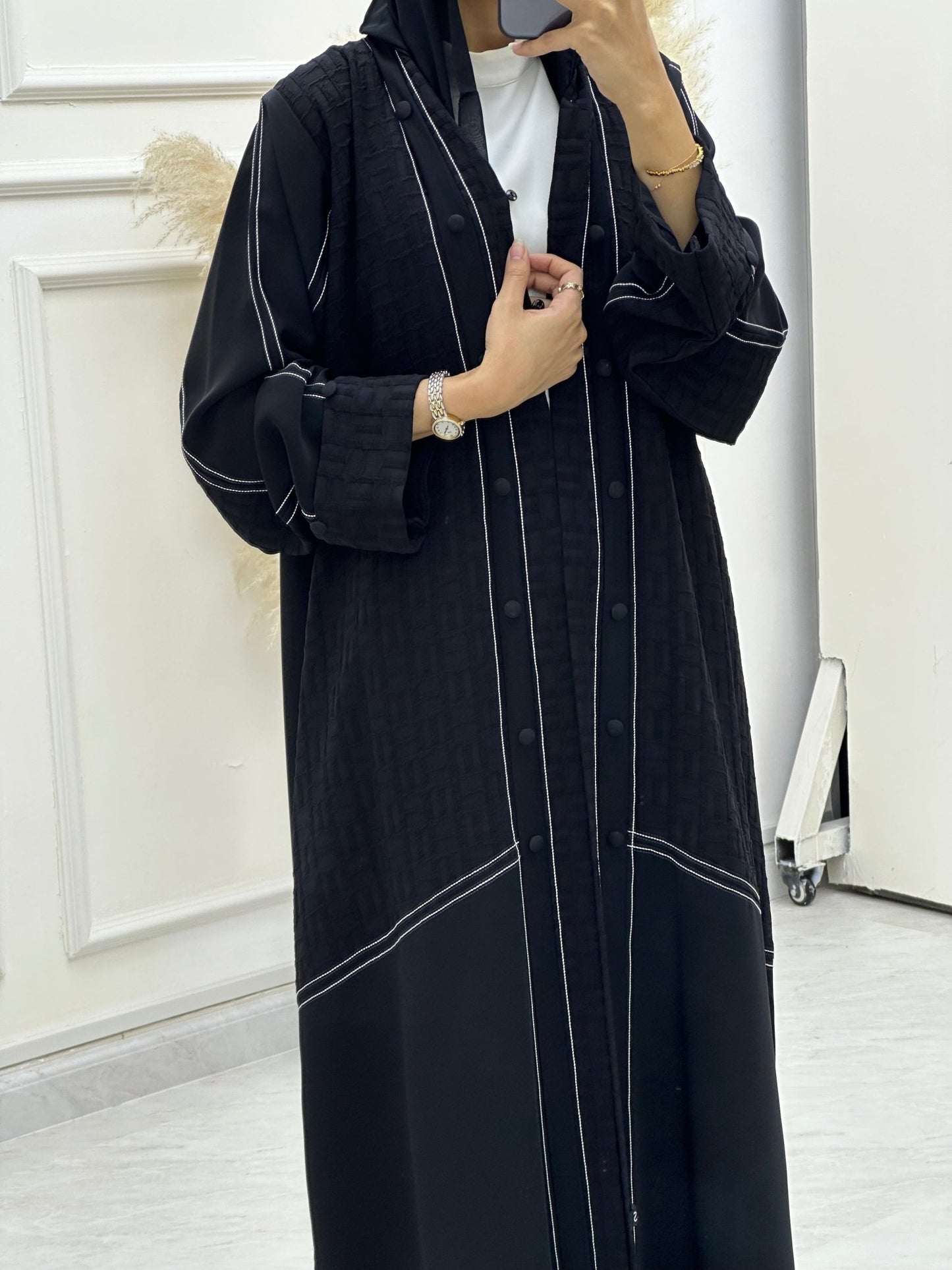 C 0639 Black Abaya