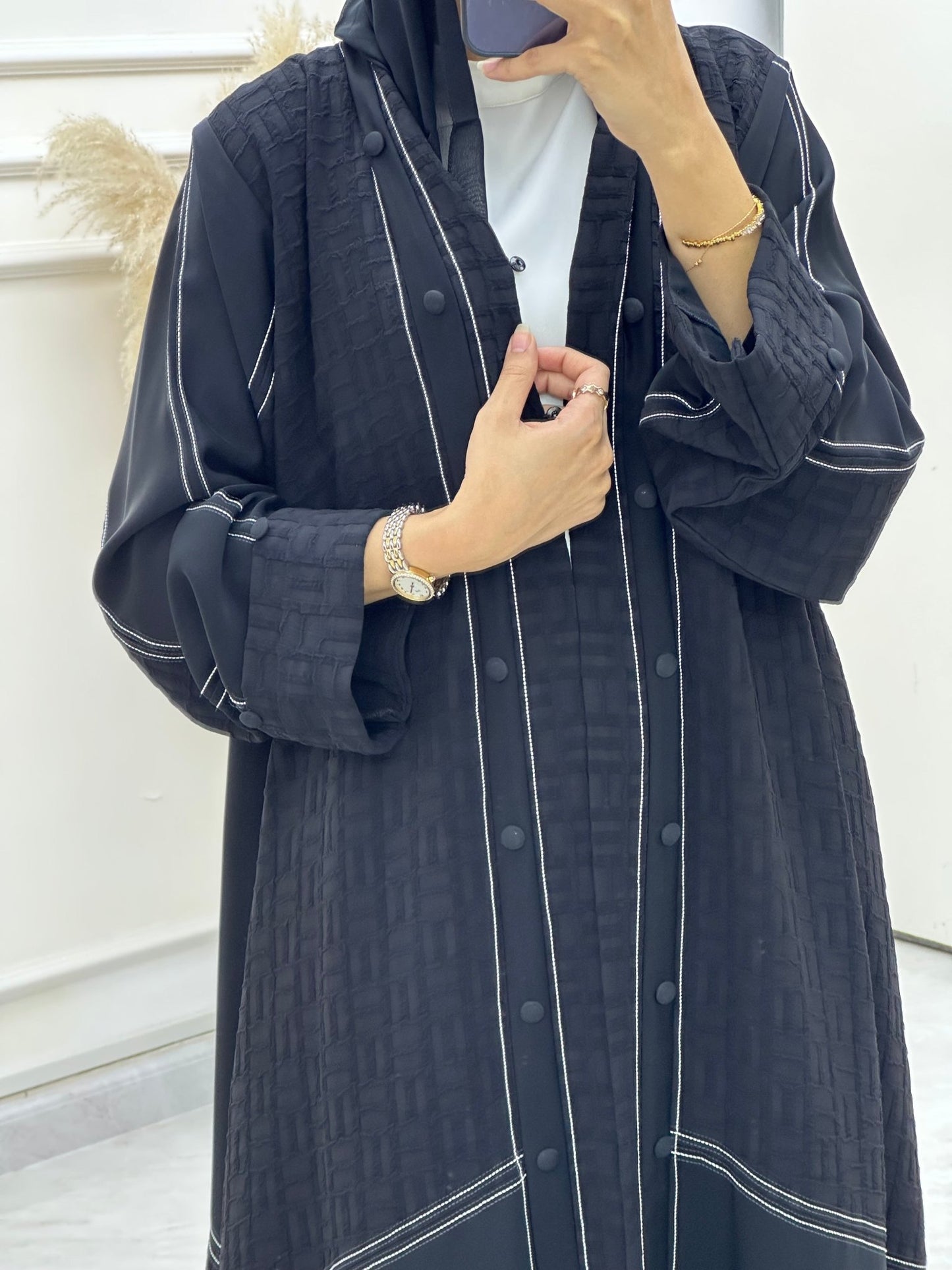 C 0639 Black Abaya