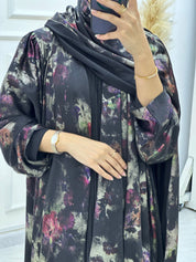 C 0643 Color Printed Abaya