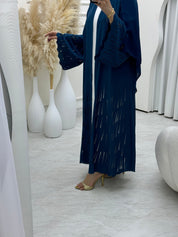 C 0658 Lasercut Teal Abaya