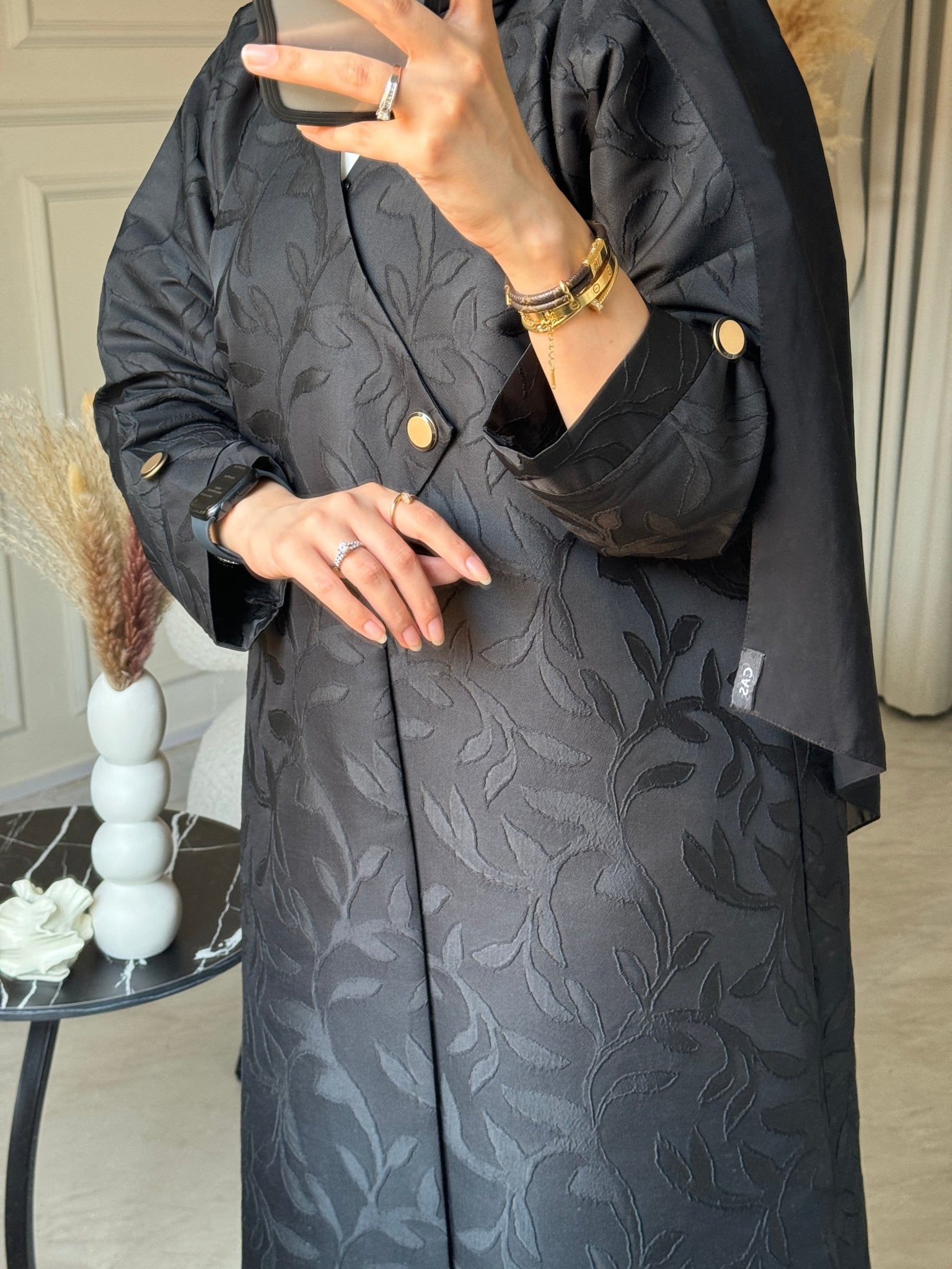 C 0672 Black Abaya