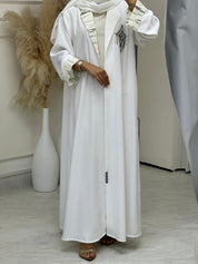 C 0678 White Abaya