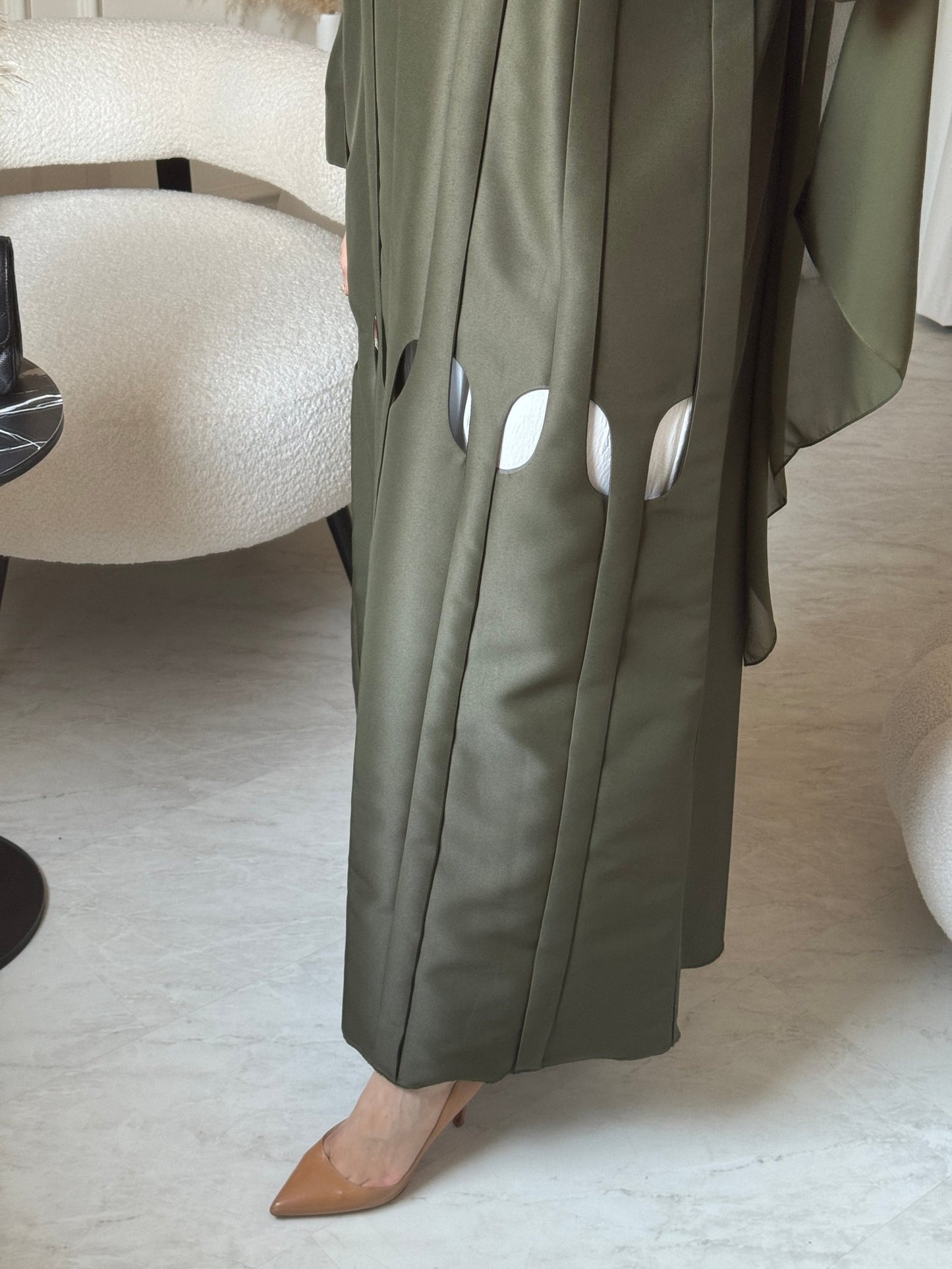 C 0685 OliveGreen Abaya