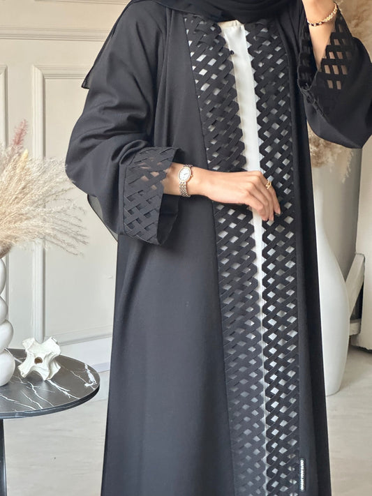 C 0727 Black Abaya