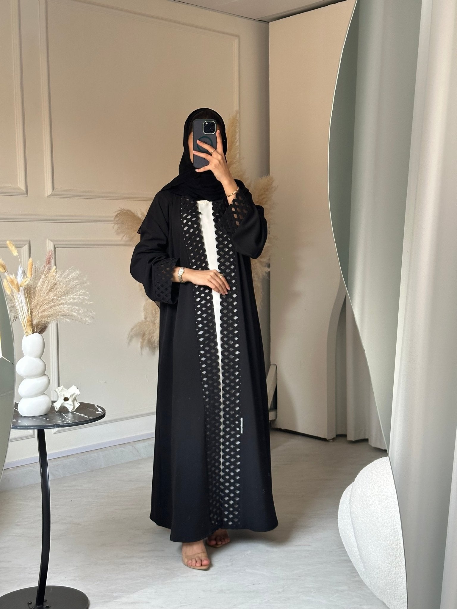 C 0727 Black Abaya