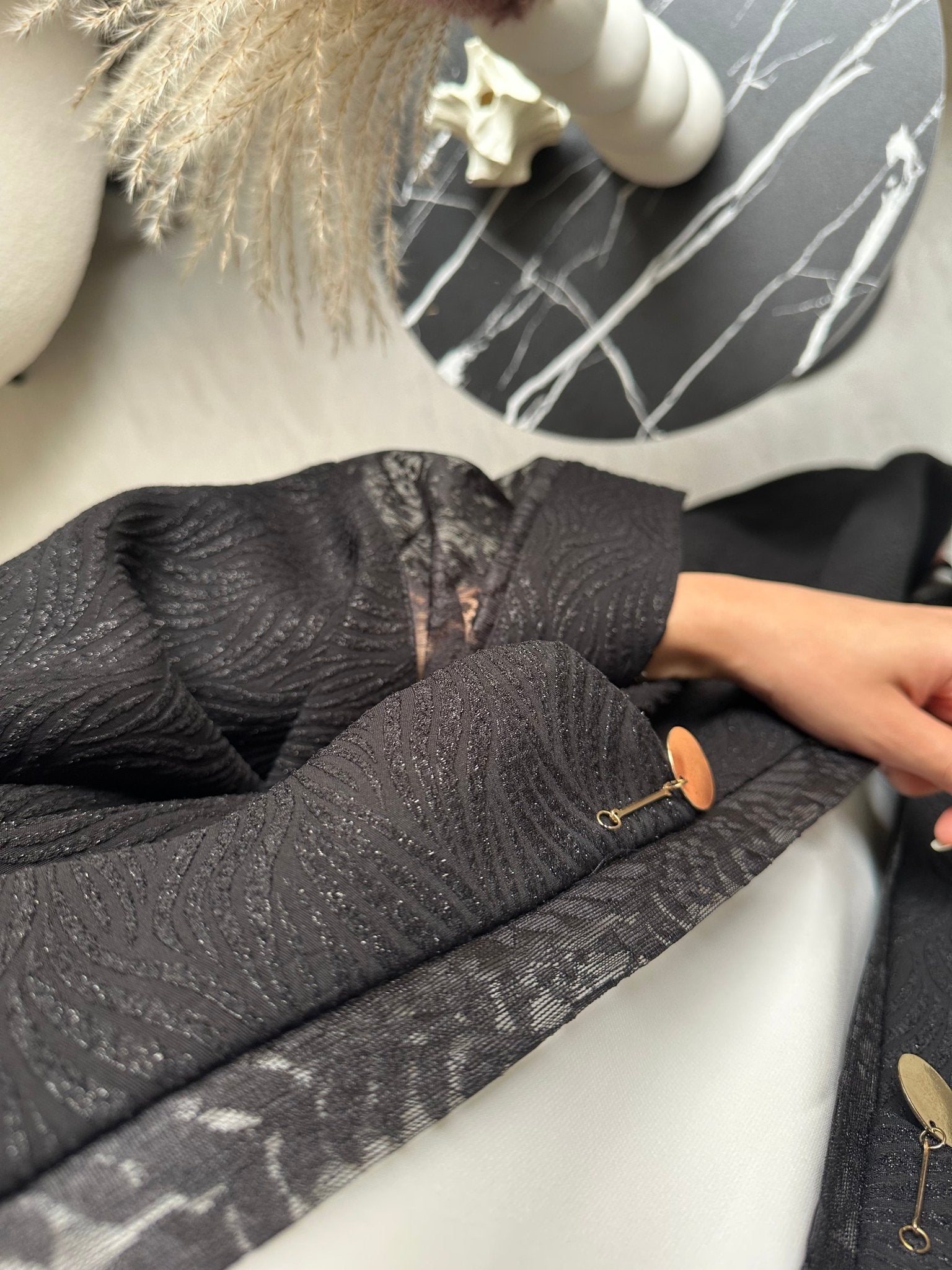C 0739 Black Abaya