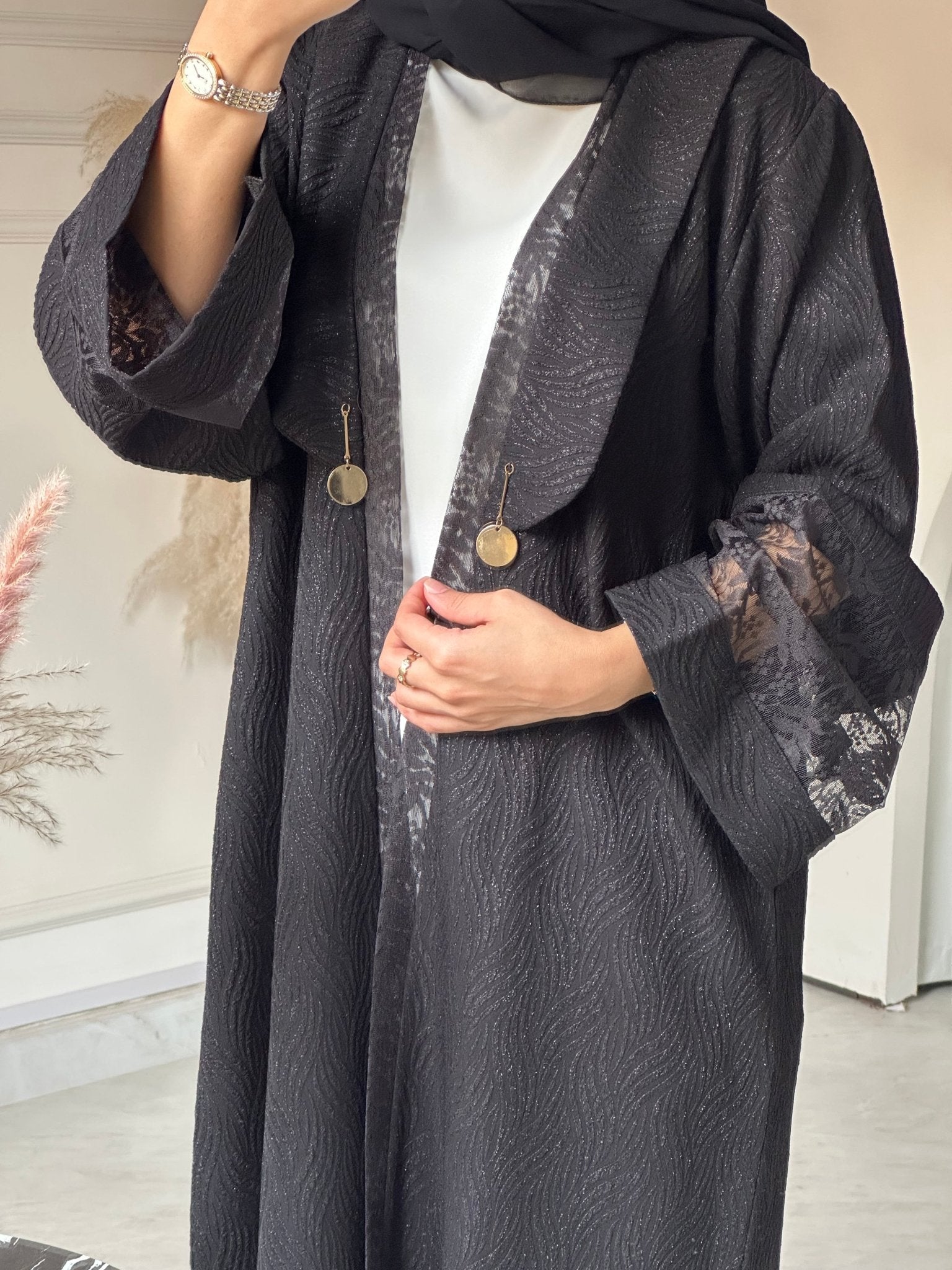 C 0739 Black Abaya