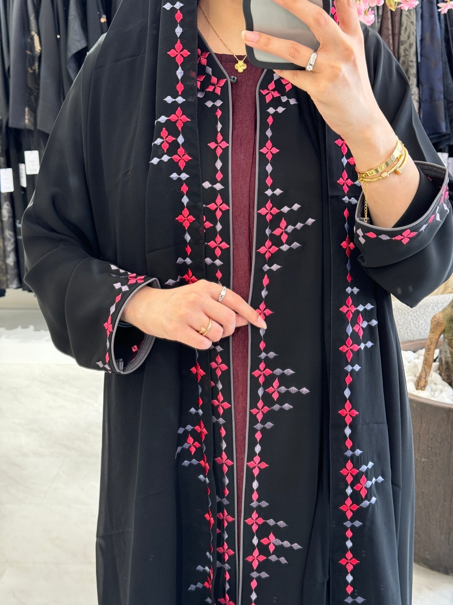 C 0747 Black Abaya