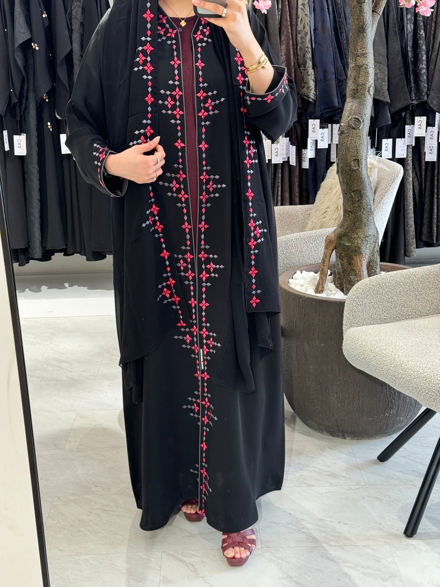 C 0747 Black Abaya