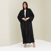C 0765 Black Lace Abaya