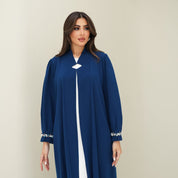 C 0767 Teal Beaded Abaya
