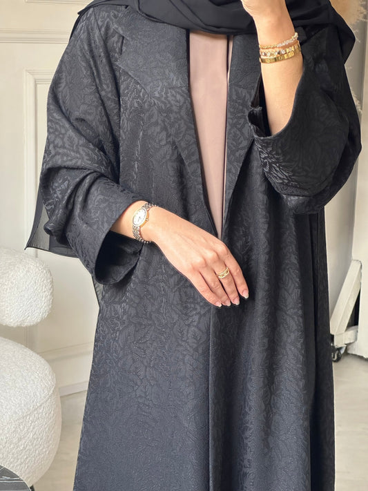 C 0791 Black Coat Abaya