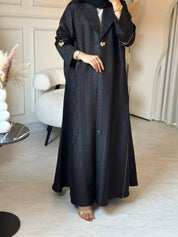 C 0841 Black Coat Abaya