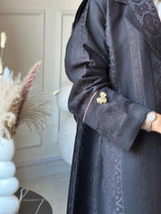 C 0841 Black Coat Abaya