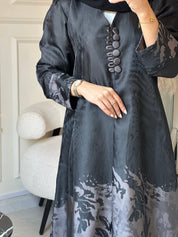 C 0855 - 01 Rose Gold Kloosh Abaya