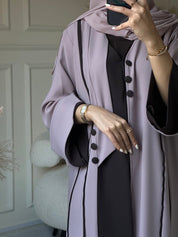C 0857 Nude Brown Abaya