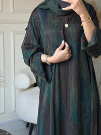 عباية خضراء فاخرة C 0865 - XS / 49