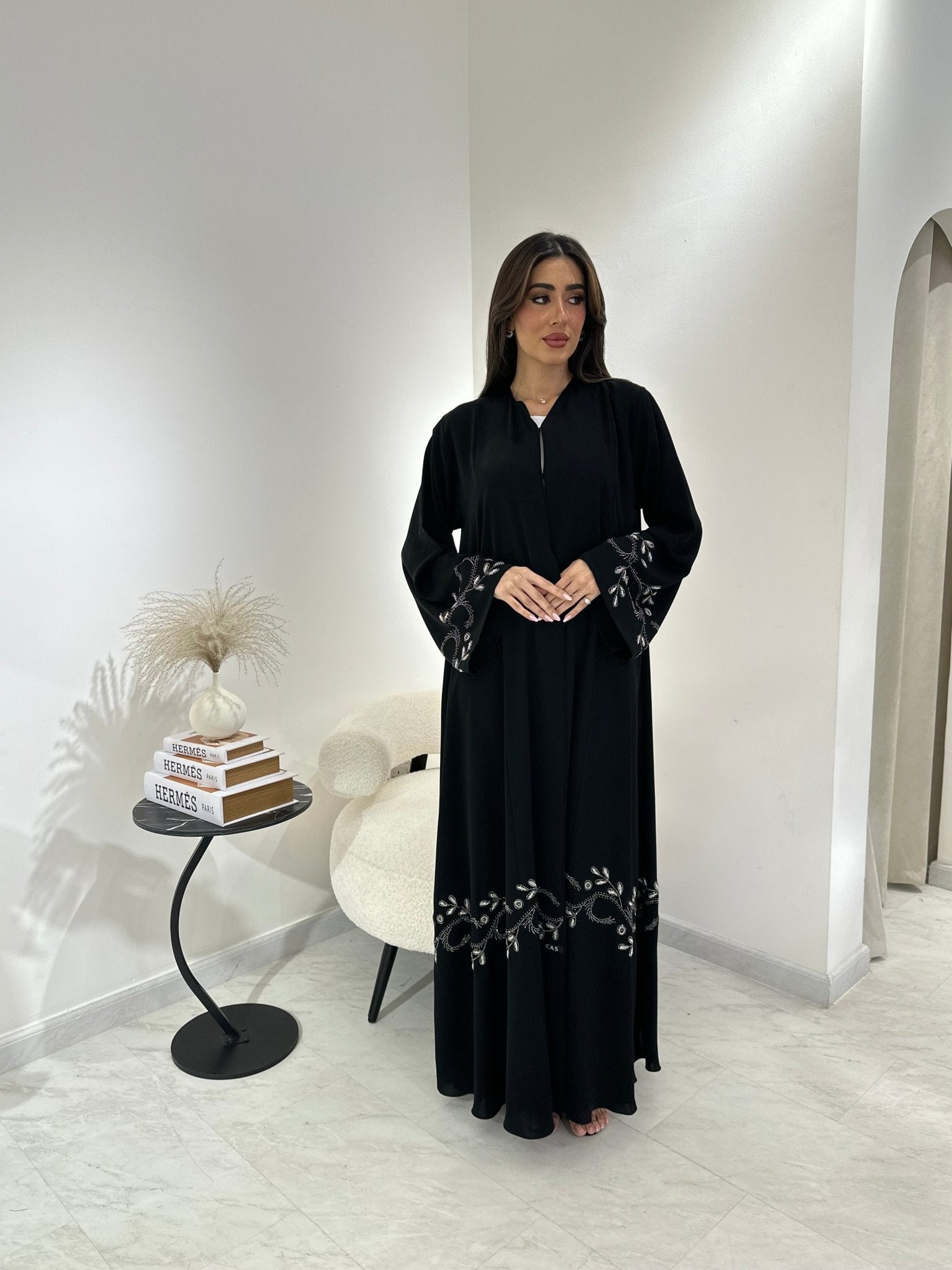 C 0866 Black Eid Abaya