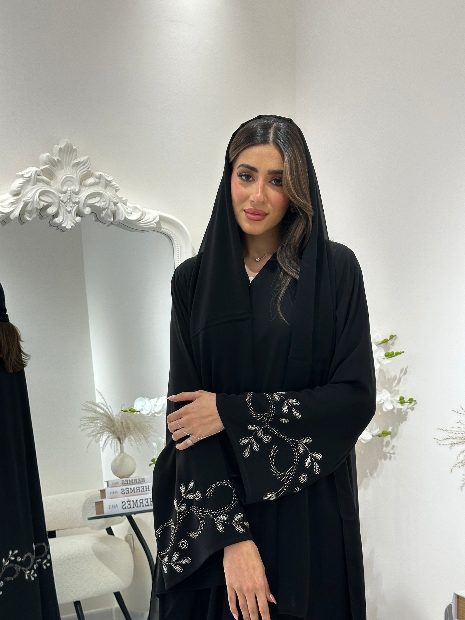 C 0866 Black Eid Abaya