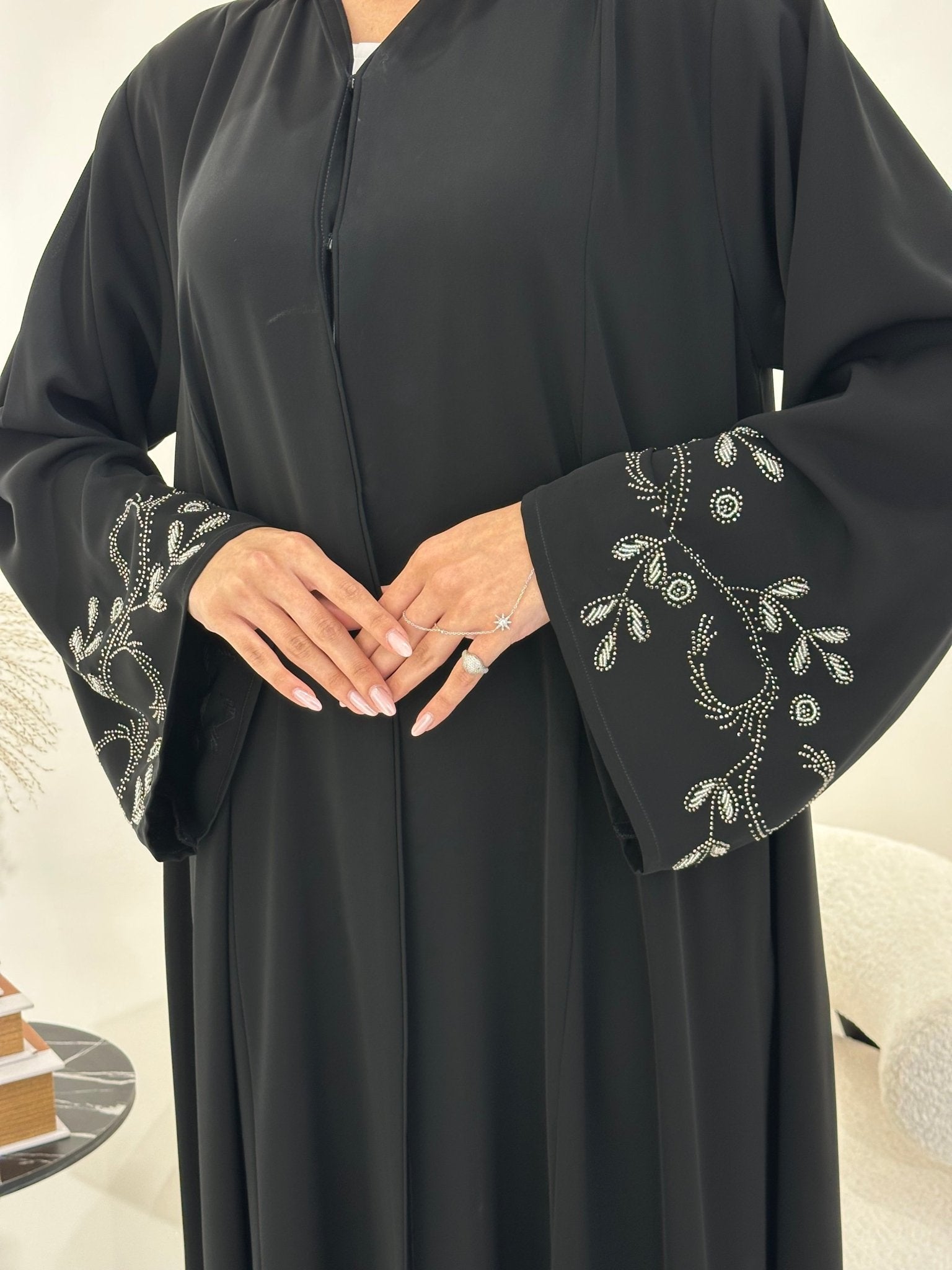 C 0866 Black Eid Abaya