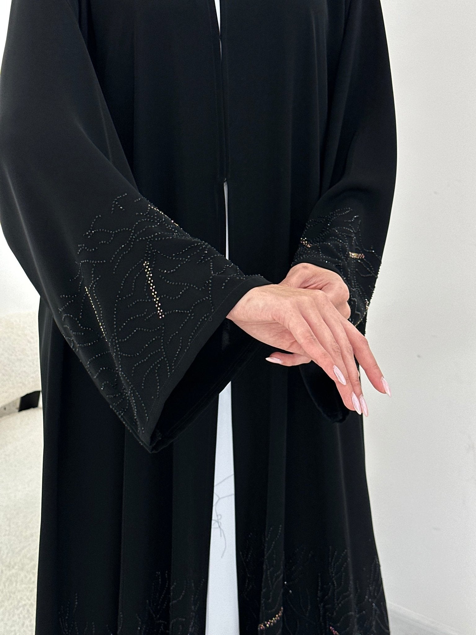 C 0867 Black Eid Abaya