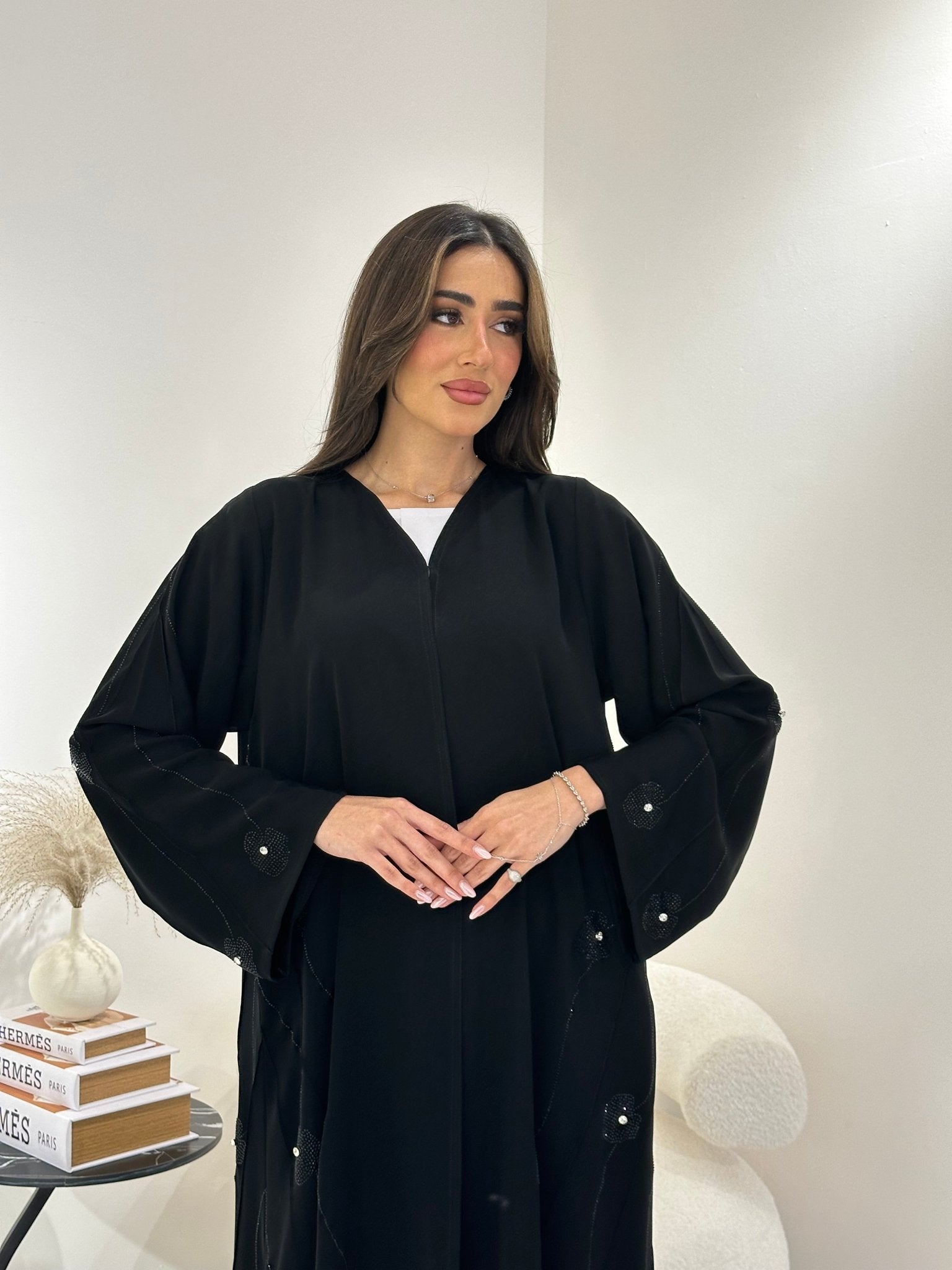 C 0872 Black Eid Abaya