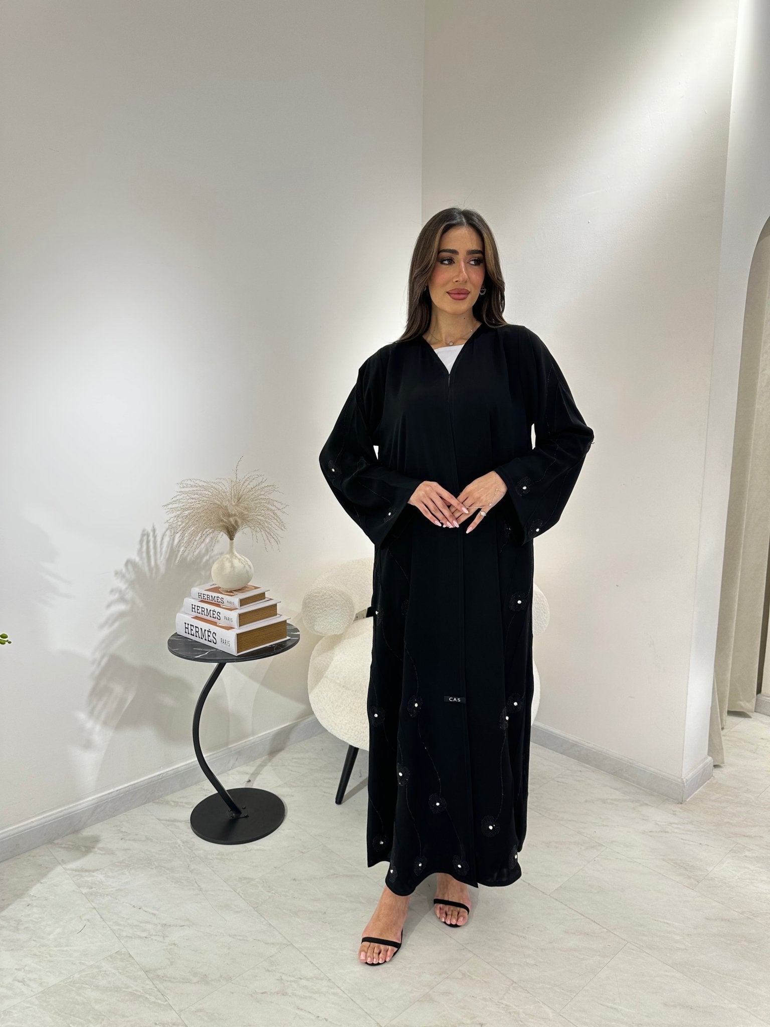 C 0872 Black Eid Abaya