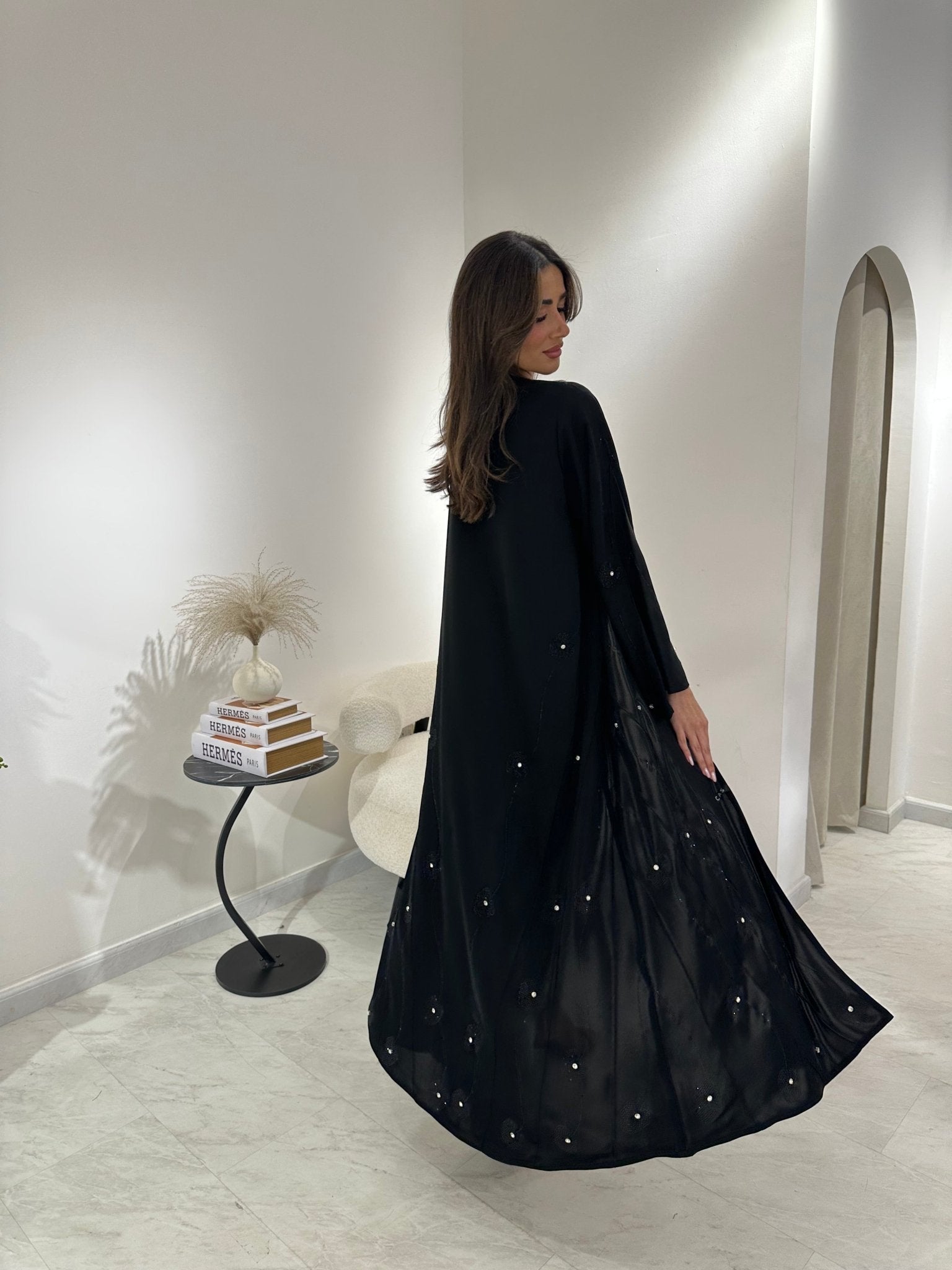 C 0872 Black Eid Abaya