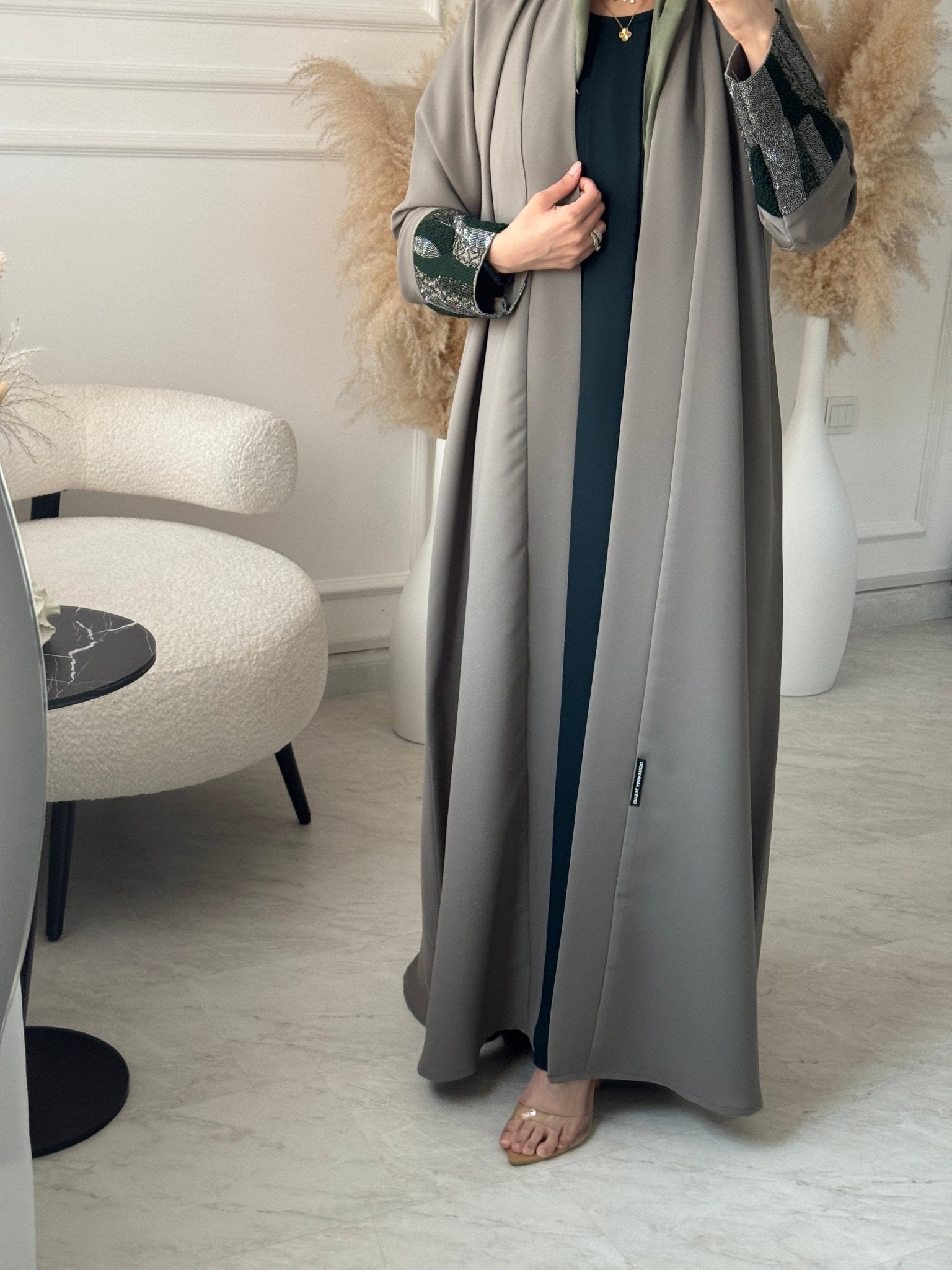 C 0875 - 03 Pistachio Green Eid Abaya