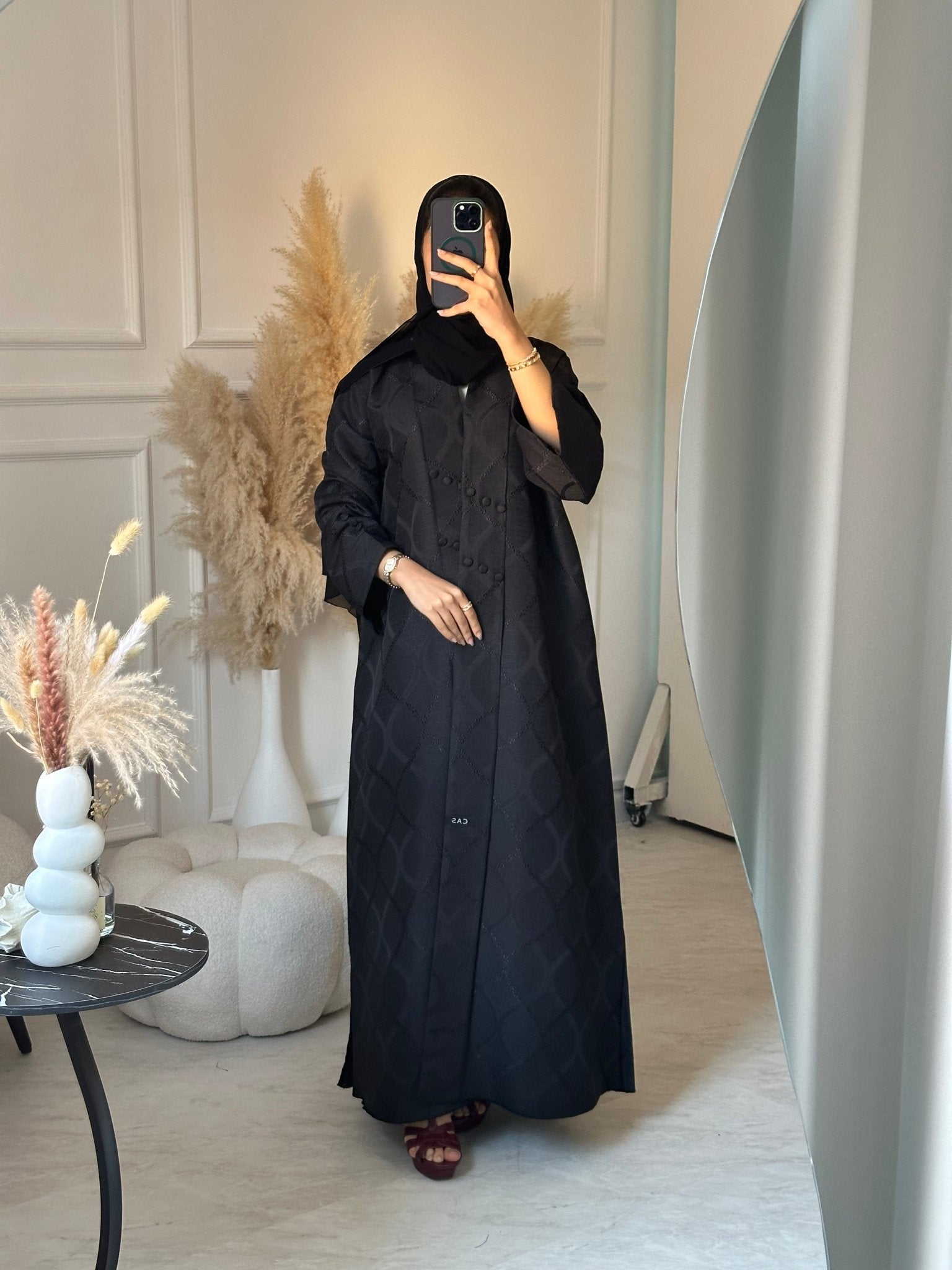 C 0890 Black Abaya