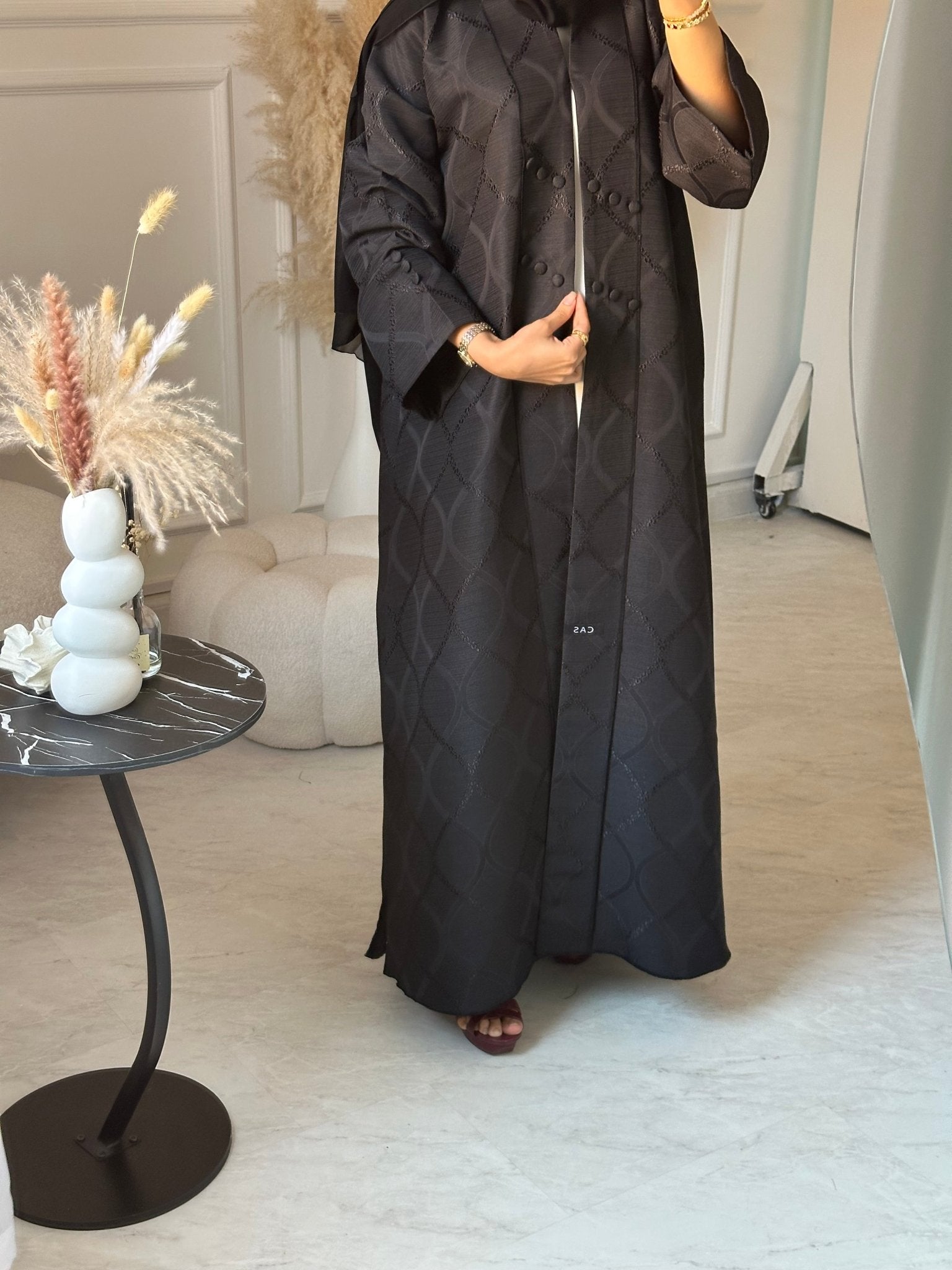 C 0890 Black Abaya
