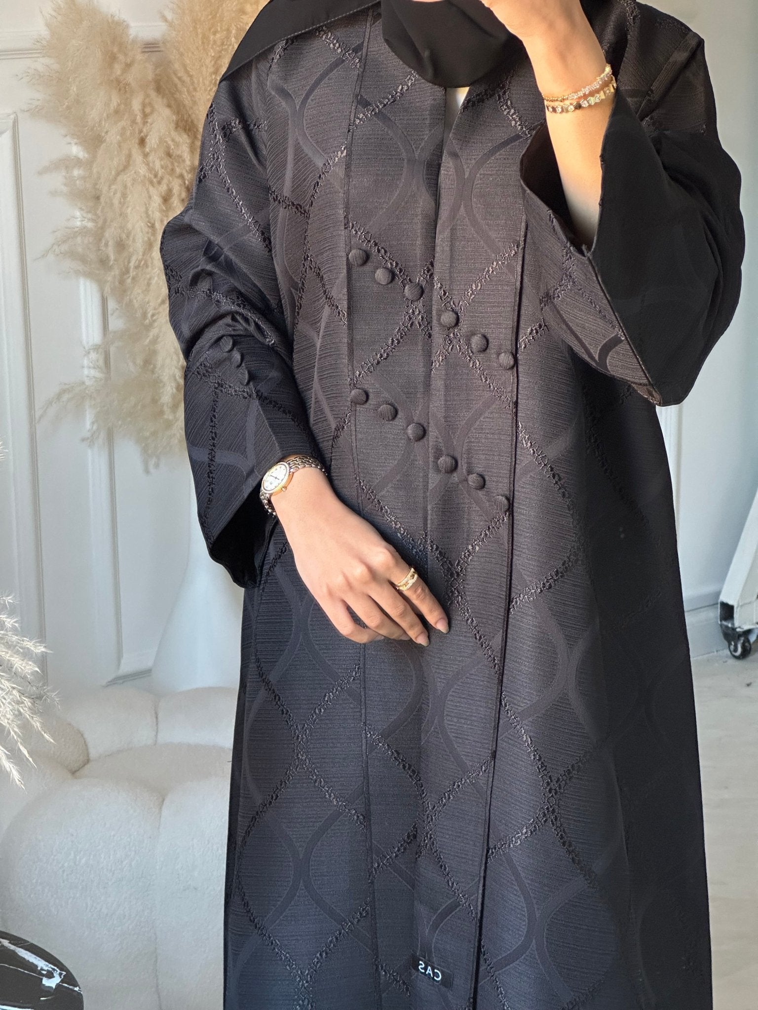 C 0890 Black Abaya