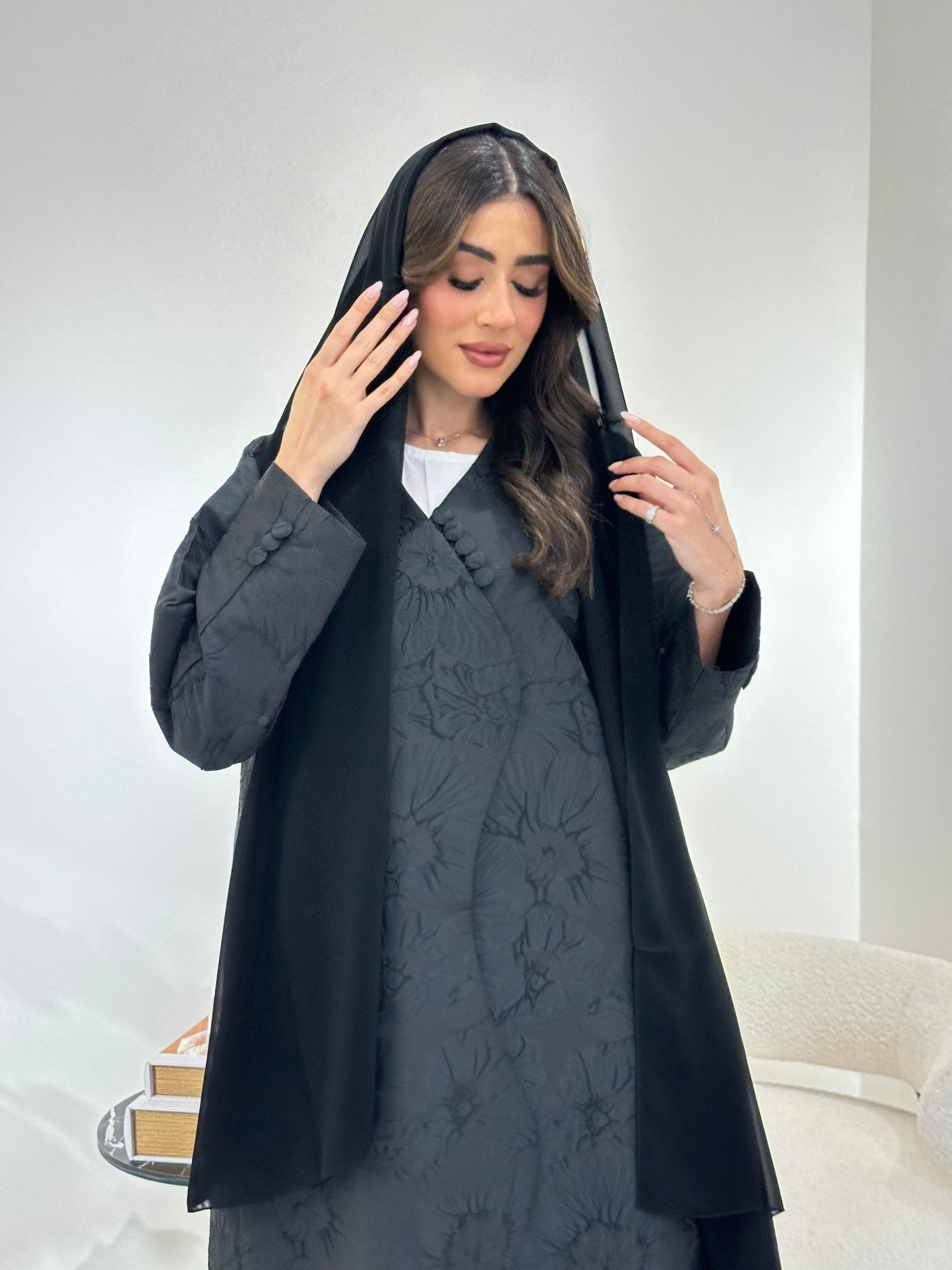 C 0898 Black Abaya