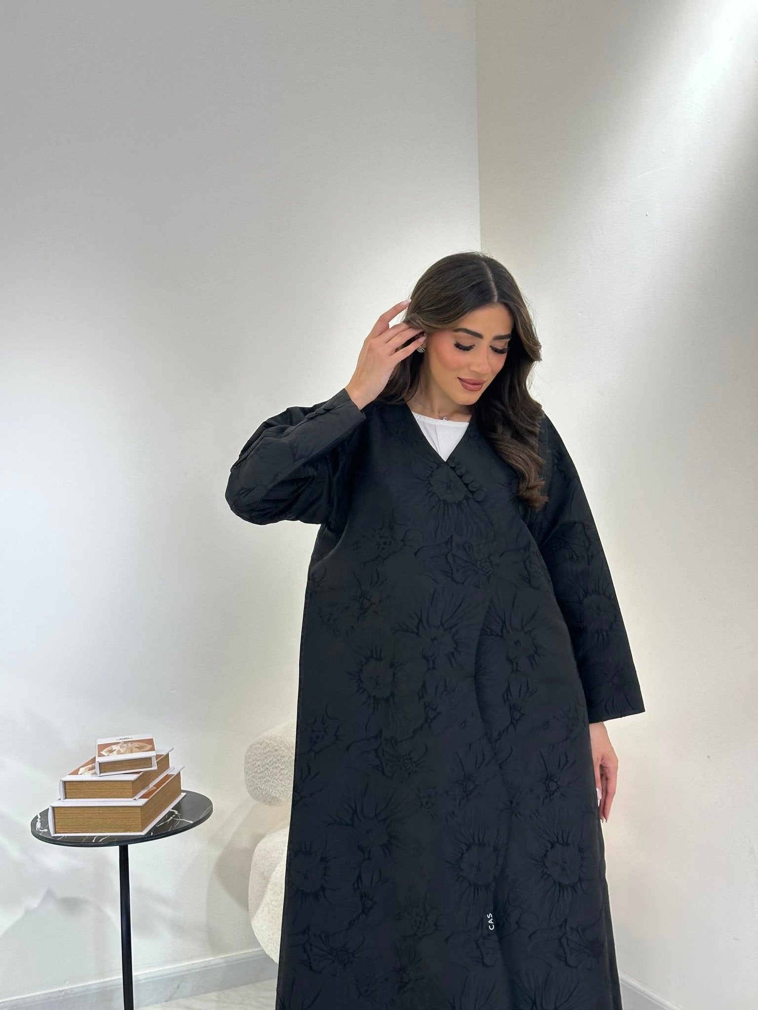 C 0898 Black Abaya