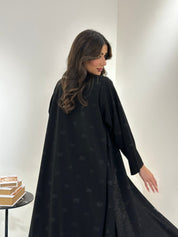 C 0905 Black Bow Abaya