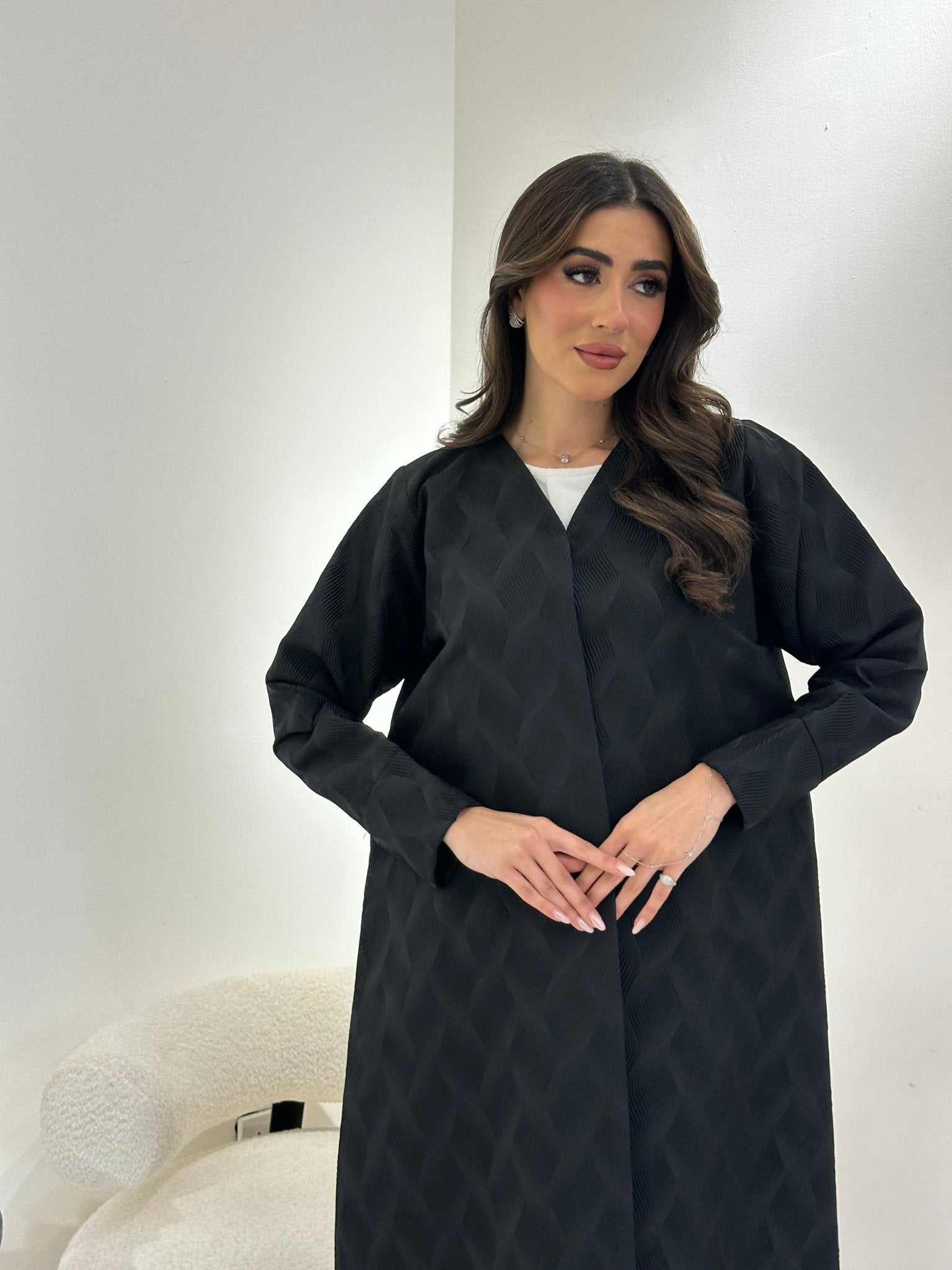 C 0908 Black Abaya