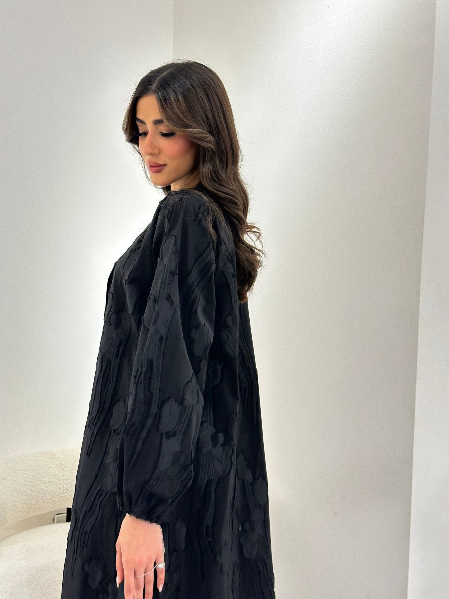 C 0909 Black Abaya