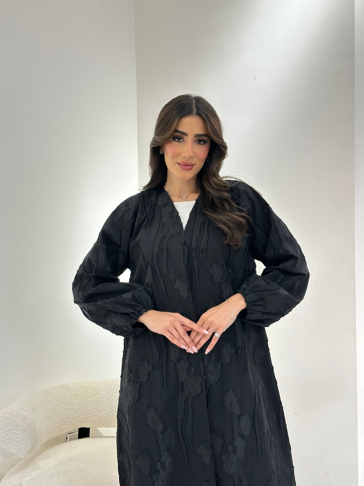 C 0909 Black Abaya