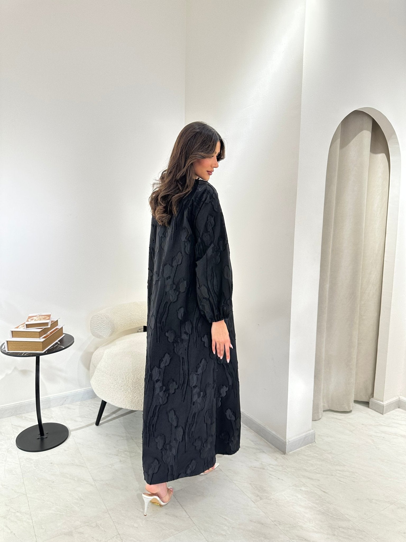 C 0909 Black Abaya