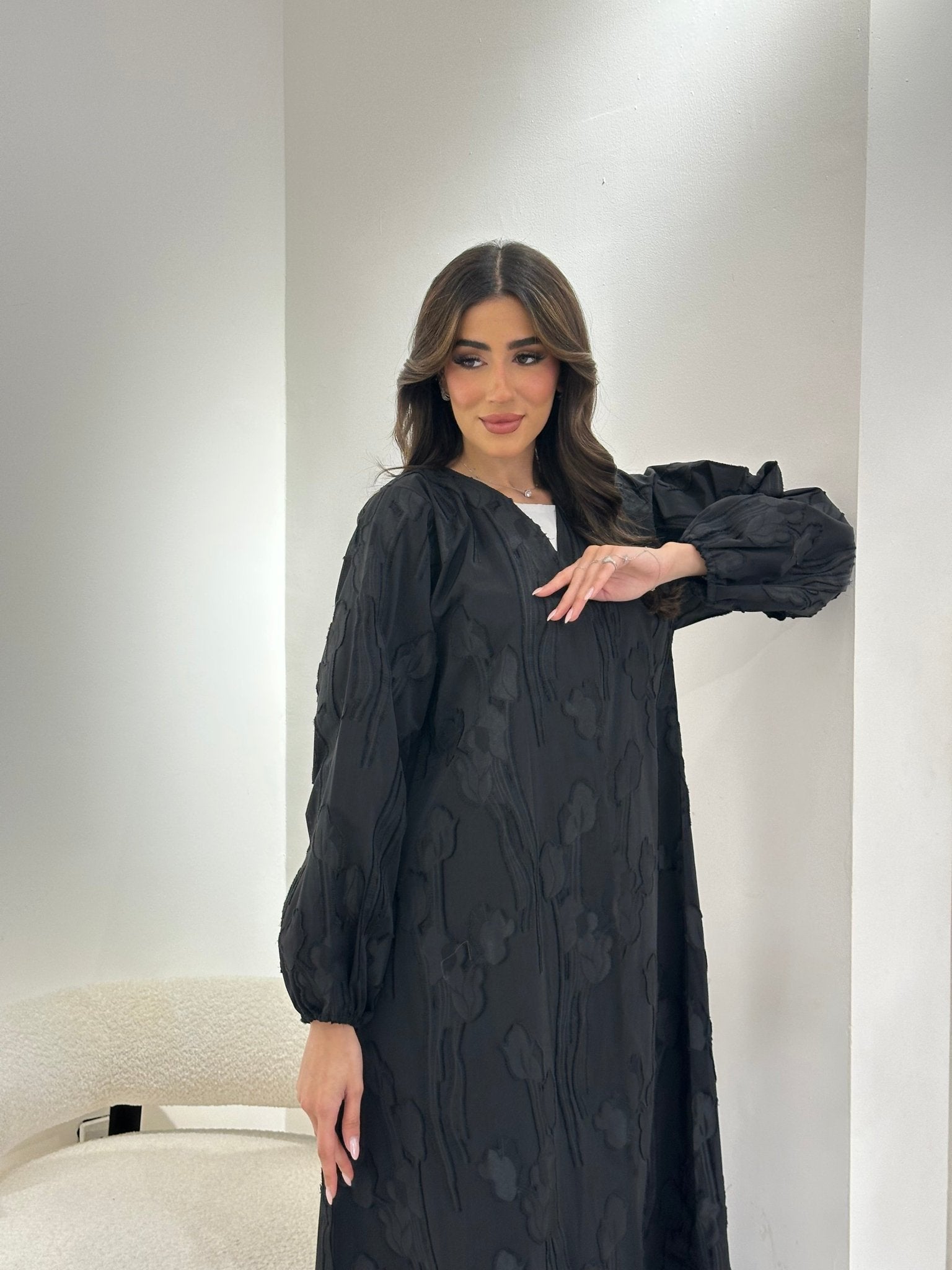 C 0909 Black Abaya