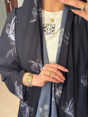 C 0919 Floral Printed Abaya