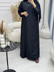 C 0937 Black Coat Abaya