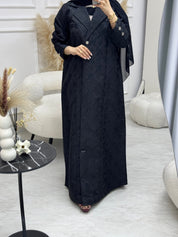 C 0937 Black Coat Abaya