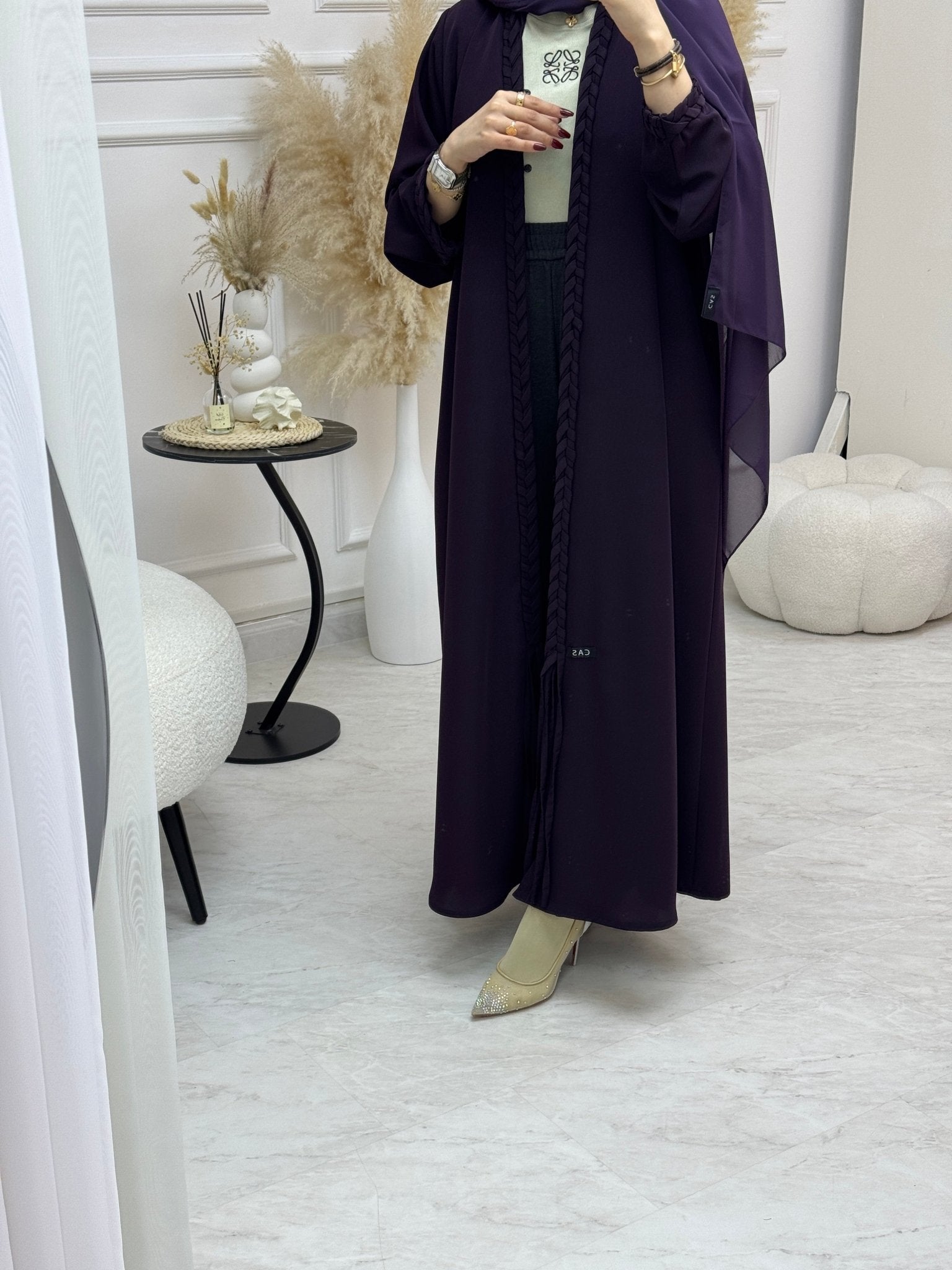 C 1000 Purple Abaya